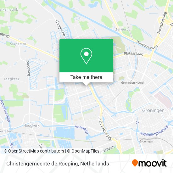 Christengemeente de Roeping map