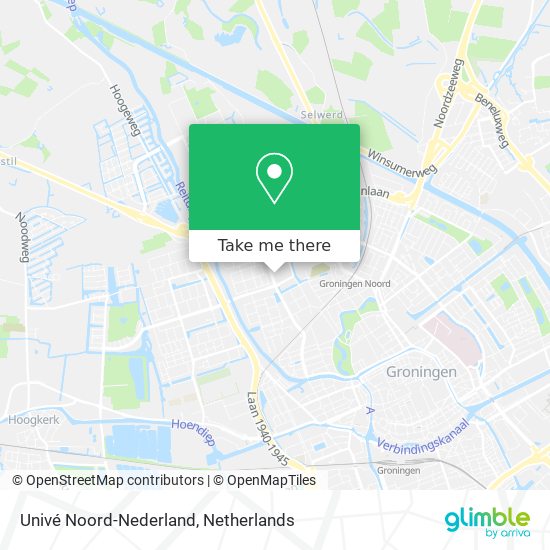 Univé Noord-Nederland Karte