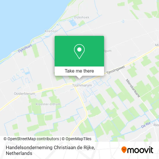 Handelsonderneming Christiaan de Rijke Karte