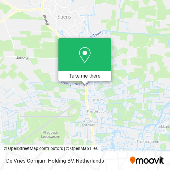 De Vries Cornjum Holding BV map