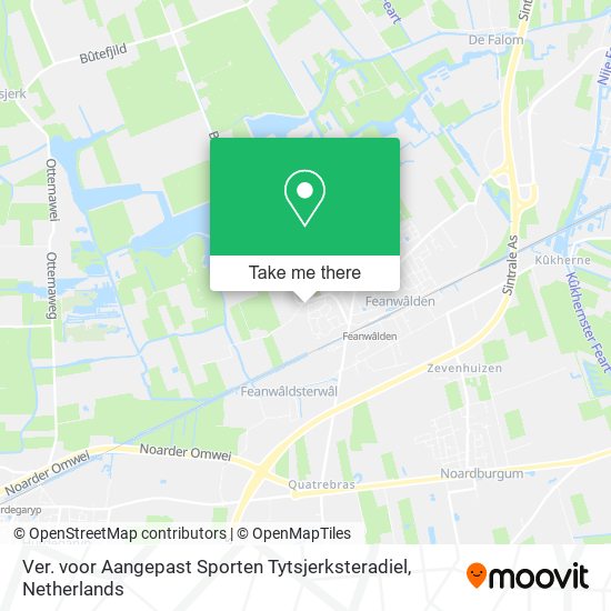 Ver. voor Aangepast Sporten Tytsjerksteradiel map