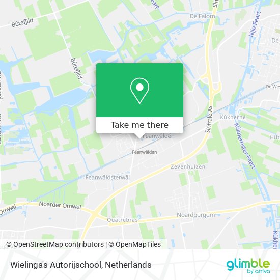 Wielinga's Autorijschool map