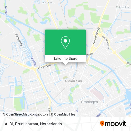 ALDI, Prunusstraat map