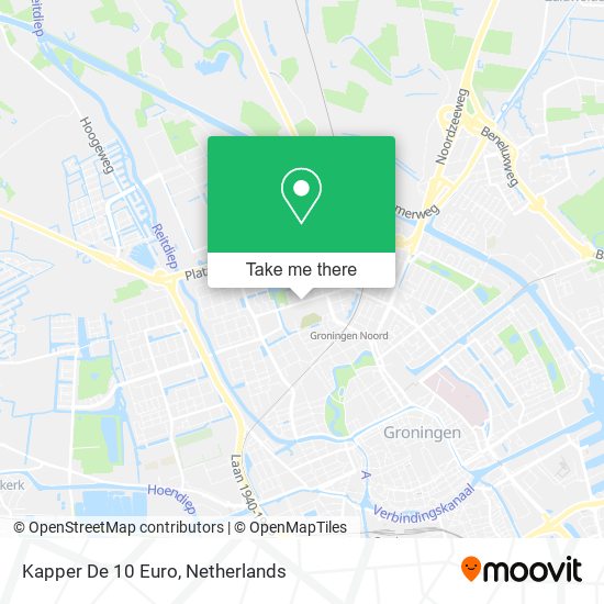 Kapper De 10 Euro map