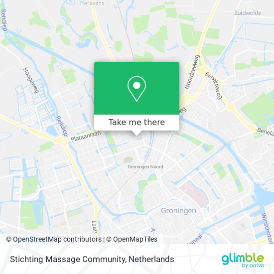 Stichting Massage Community map