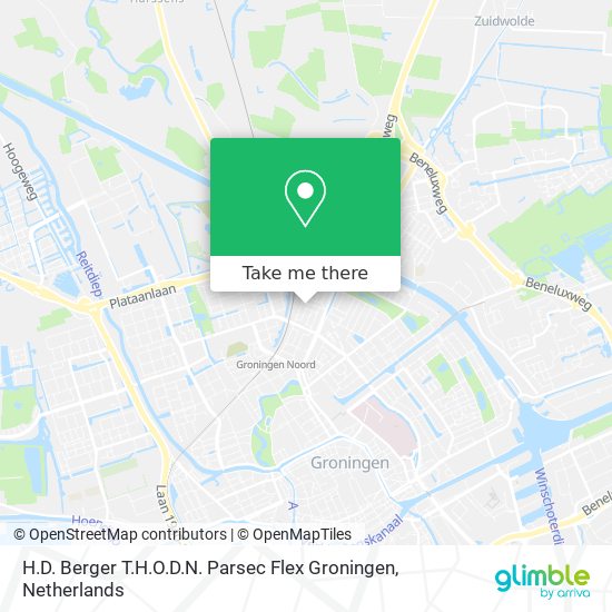 H.D. Berger T.H.O.D.N. Parsec Flex Groningen map