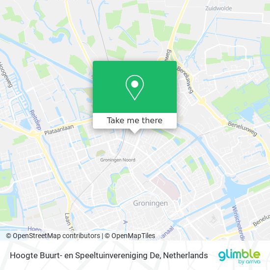 Hoogte Buurt- en Speeltuinvereniging De Karte