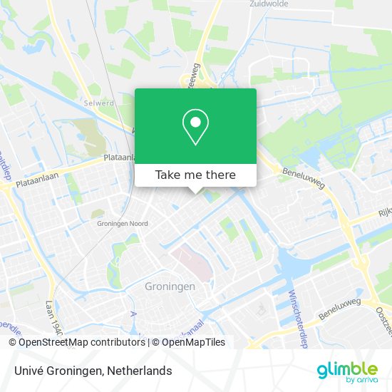 Univé Groningen map