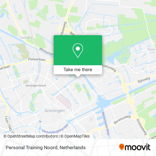 Personal Training Noord map