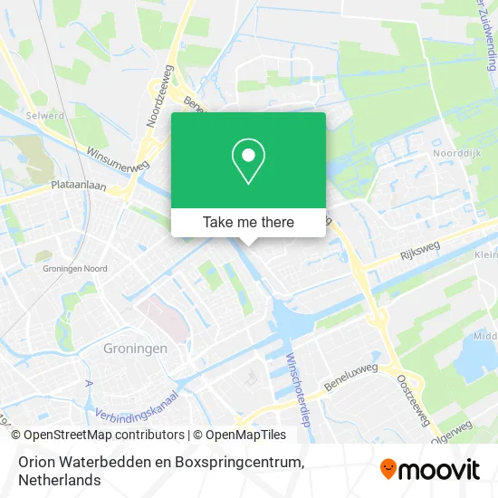 Orion Waterbedden en Boxspringcentrum map