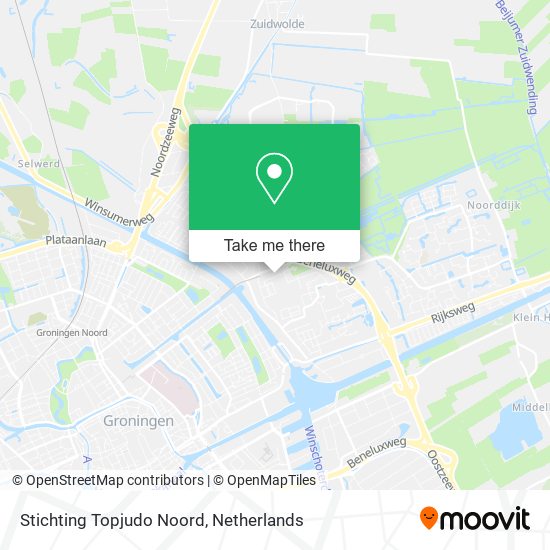 Stichting Topjudo Noord map