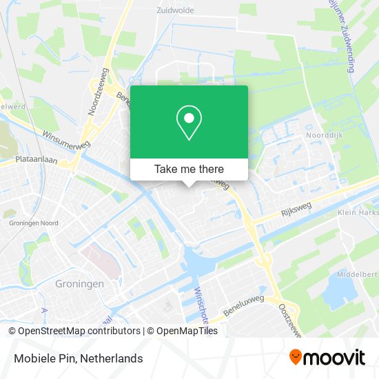 Mobiele Pin map