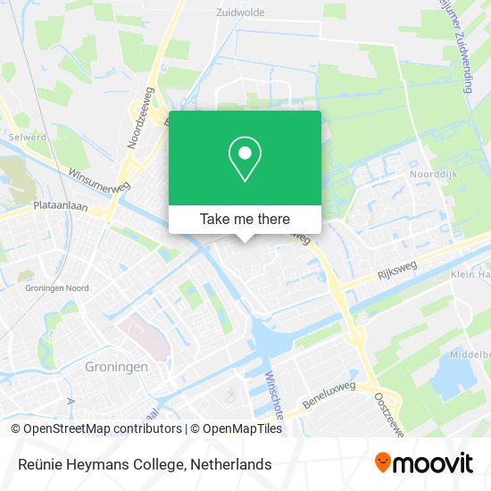 Reünie Heymans College map