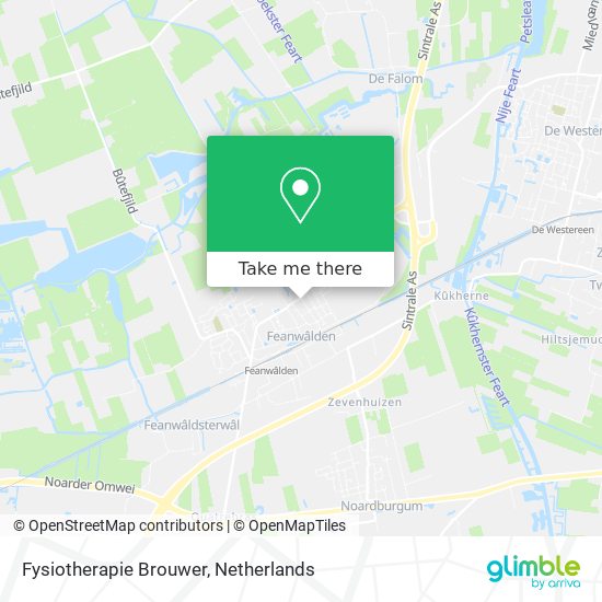 Fysiotherapie Brouwer map