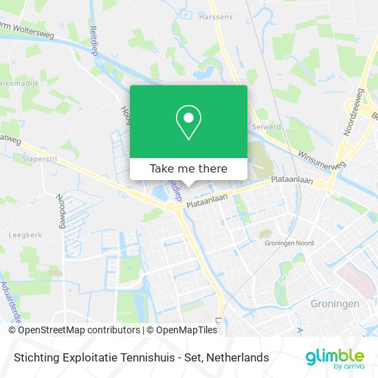 Stichting Exploitatie Tennishuis - Set map