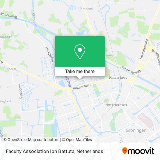 Faculty Association Ibn Battuta map