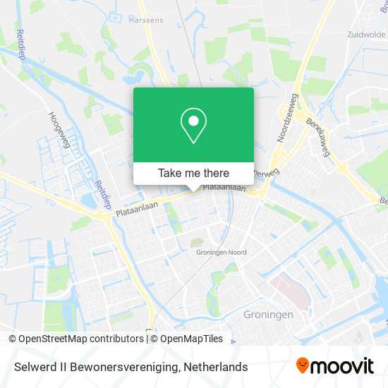 Selwerd II Bewonersvereniging map
