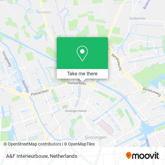 A&F Interieurbouw map