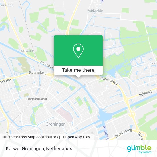 Karwei Groningen map