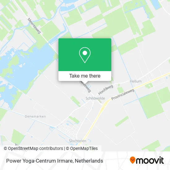 Power Yoga-Centrum Irmare map