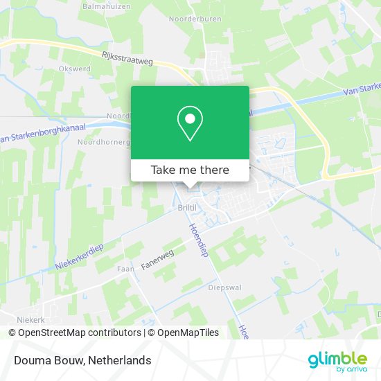 Douma Bouw map