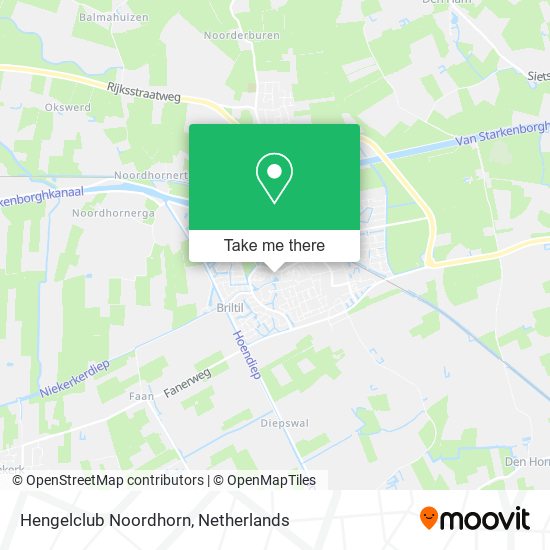 Hengelclub Noordhorn map