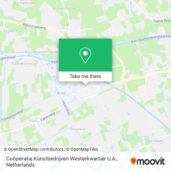 Coöperatie Kunstbedrijven Westerkwartier U.A. map