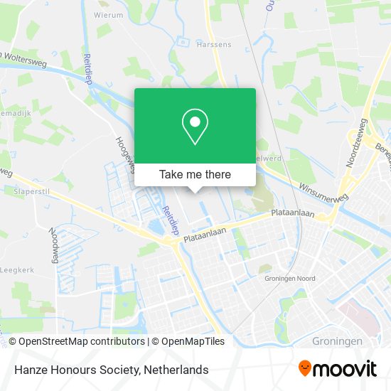 Hanze Honours Society map