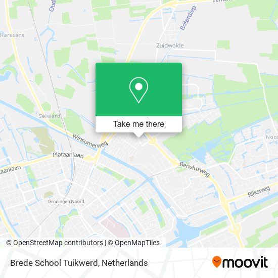 Brede School Tuikwerd map
