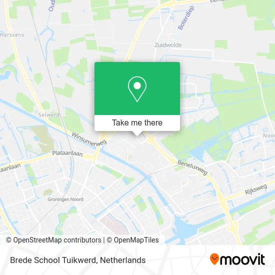 Brede School Tuikwerd map