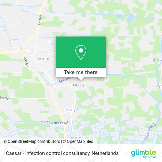 Caesar - infection control consultancy map