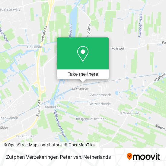 Zutphen Verzekeringen Peter van map