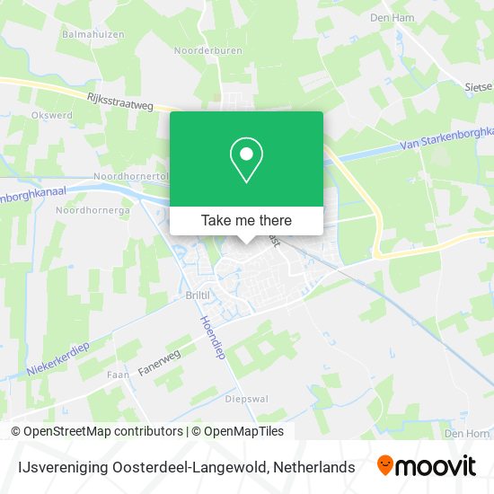IJsvereniging Oosterdeel-Langewold map