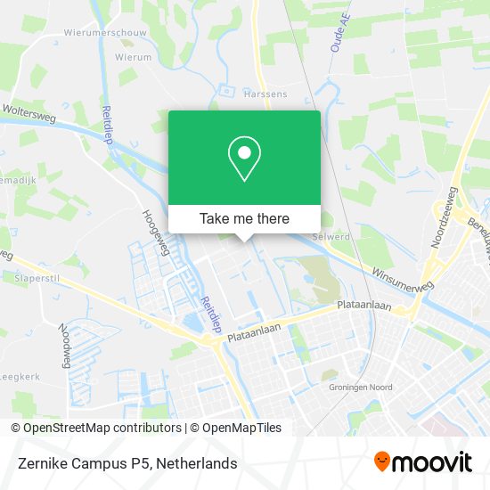 Zernike Campus P5 map