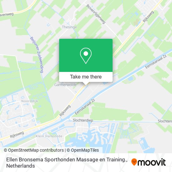 Ellen Bronsema Sporthonden Massage en Training. map