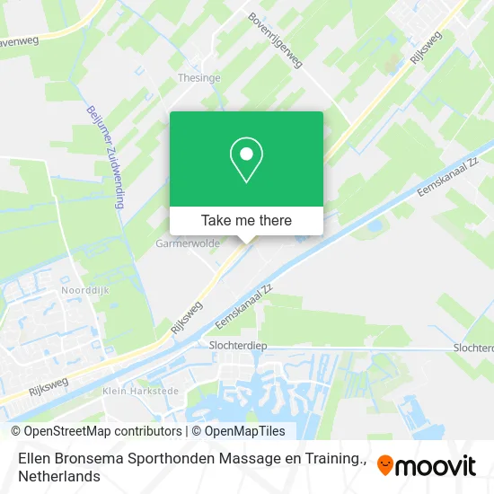 Ellen Bronsema Sporthonden Massage en Training. map