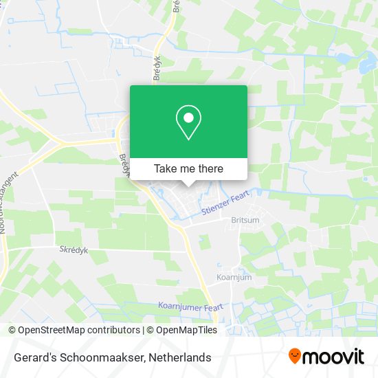 Gerard's Schoonmaakser map