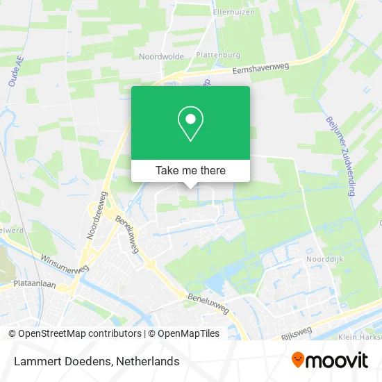 Lammert Doedens Karte