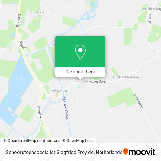 Schoorsteenspecialist Siegfried Frey de map