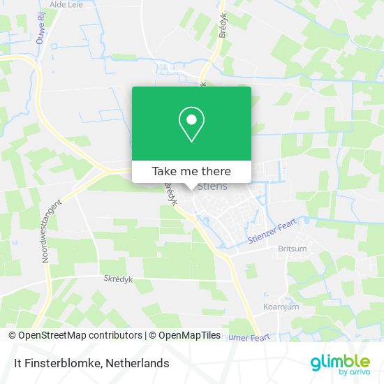 It Finsterblomke map