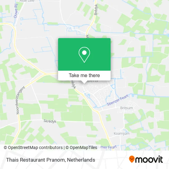 Thais Restaurant Pranom map