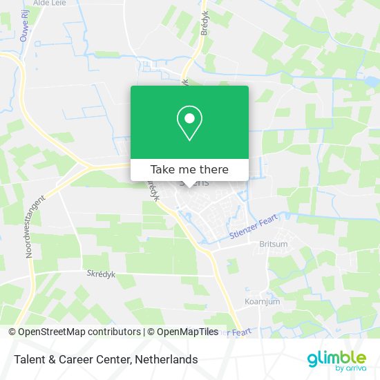 Talent & Career Center map