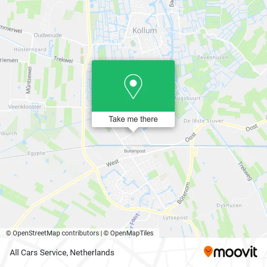 All Cars Service map
