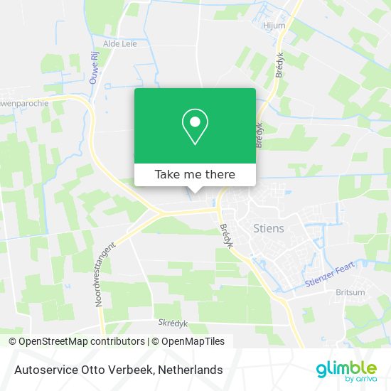 Autoservice Otto Verbeek Karte