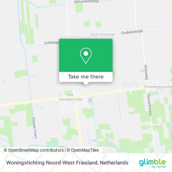 Woningstichting Noord-West Friesland Karte