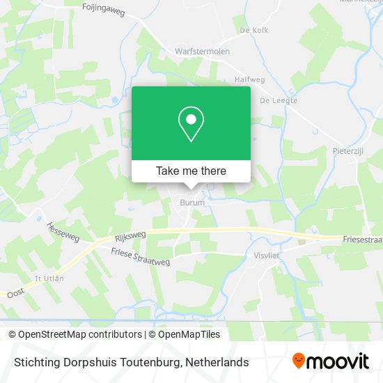 Stichting Dorpshuis Toutenburg Karte