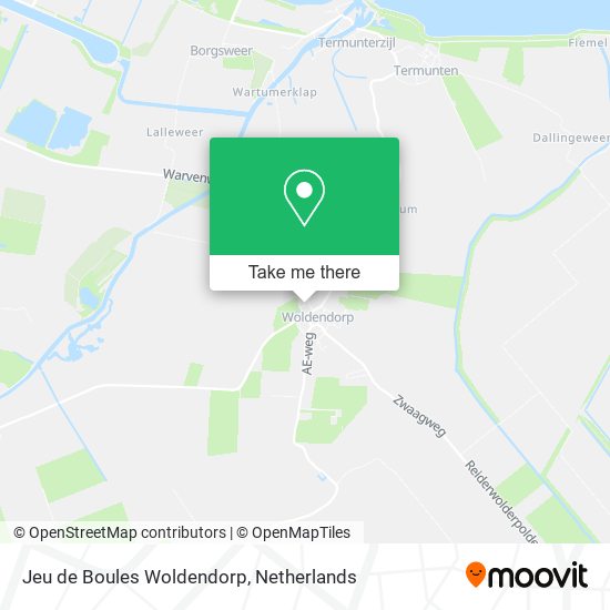 Jeu de Boules Woldendorp map