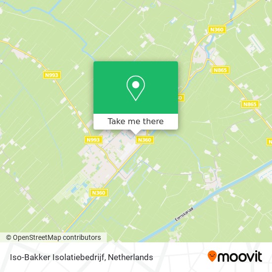 Iso-Bakker Isolatiebedrijf map