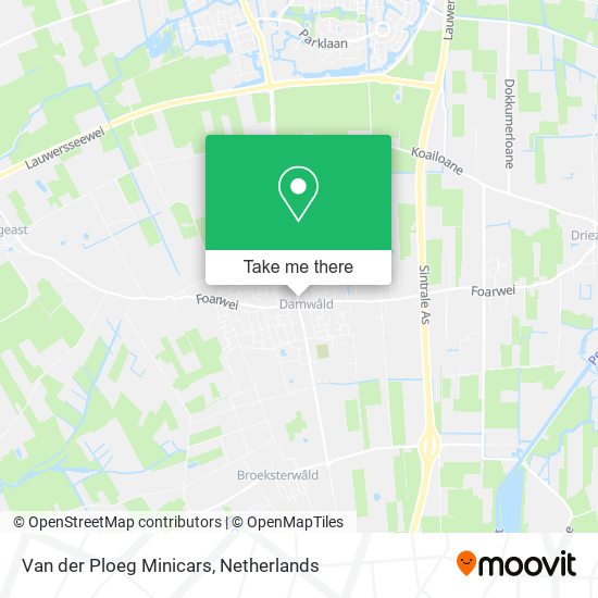 Van der Ploeg Minicars map
