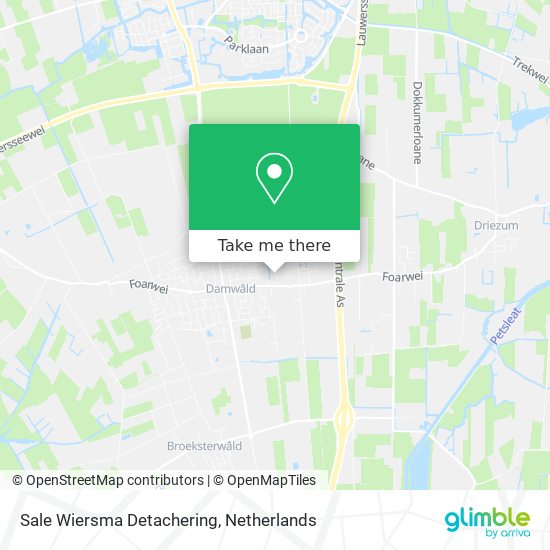 Sale Wiersma Detachering map